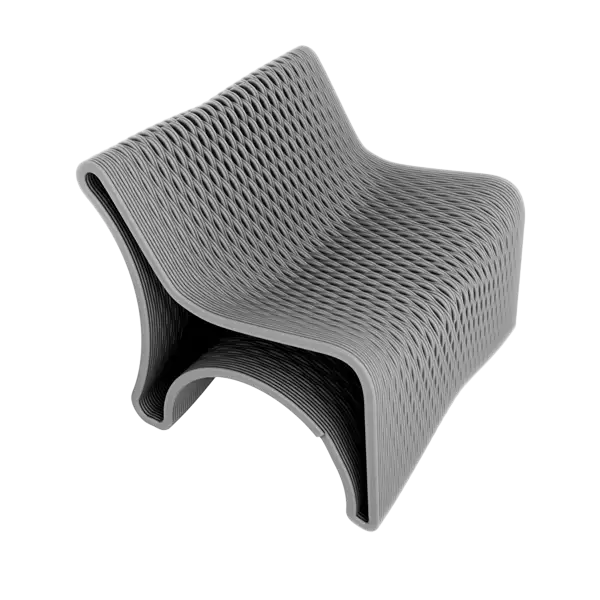 FAUTEUIL STRATO 3D CONCRETE